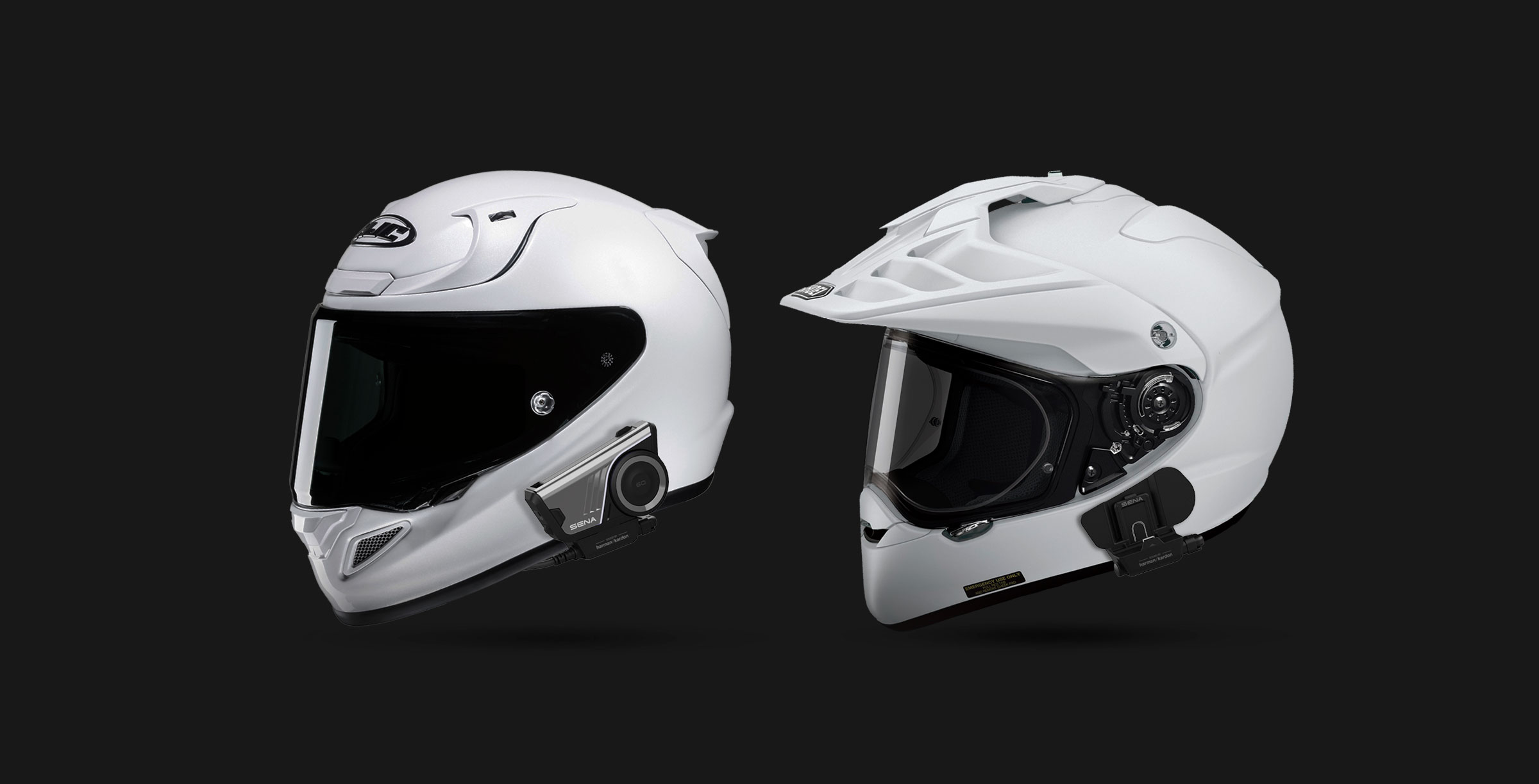 DUAL HELMET SETUP READY